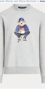 Polo Bear Double-Knit Sweatshirt